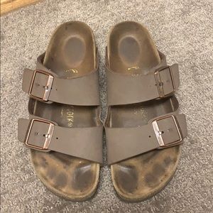 Tan Birkenstock’s